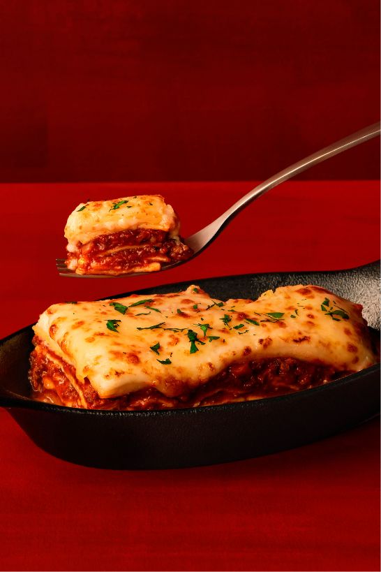 Lasagne On A Fork